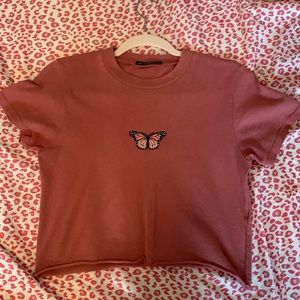 Cropped Brandy Melville tee